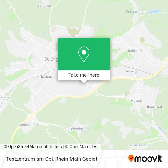 Карта Testzentrum am Obi