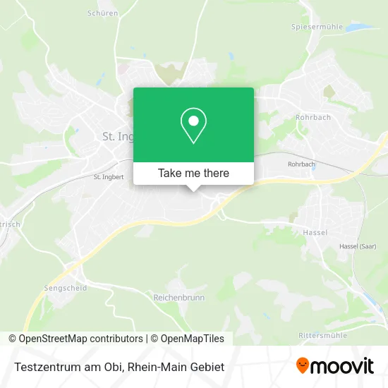 Карта Testzentrum am Obi