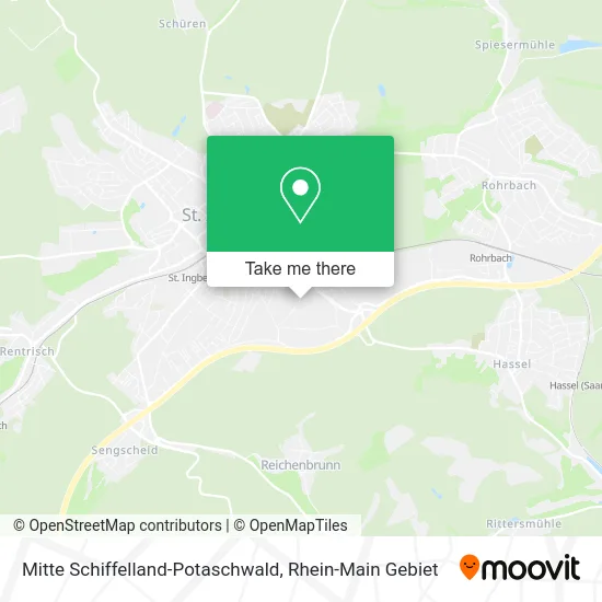 Карта Mitte Schiffelland-Potaschwald