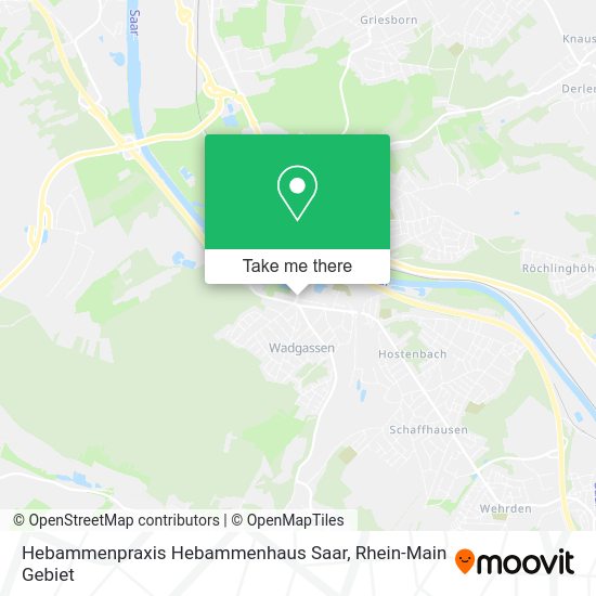 Карта Hebammenpraxis Hebammenhaus Saar