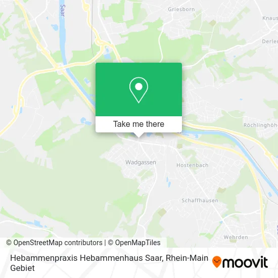 Карта Hebammenpraxis Hebammenhaus Saar
