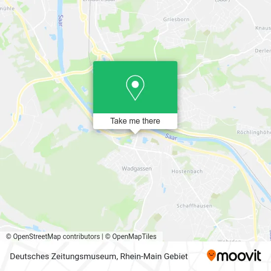 Карта Deutsches Zeitungsmuseum