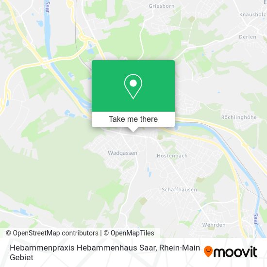 Карта Hebammenpraxis Hebammenhaus Saar