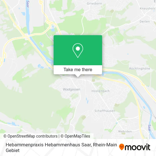 Карта Hebammenpraxis Hebammenhaus Saar