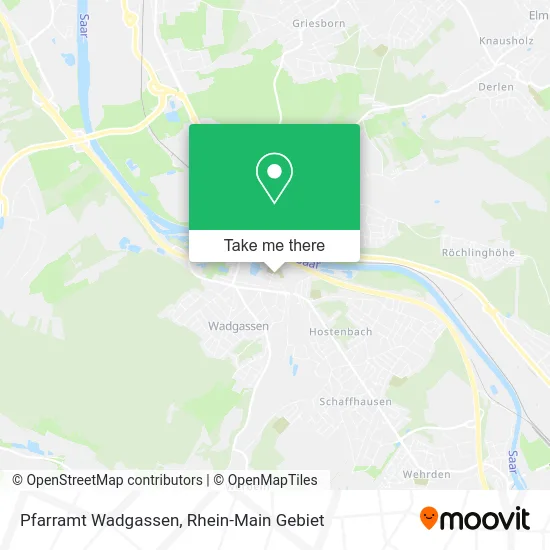 Карта Pfarramt Wadgassen
