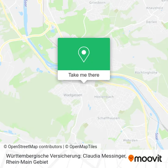 Карта Württembergische Versicherung: Claudia Messinger