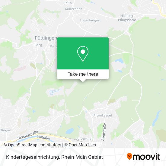 Карта Kindertageseinrichtung
