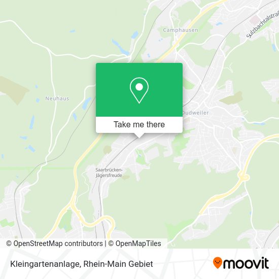 Карта Kleingartenanlage