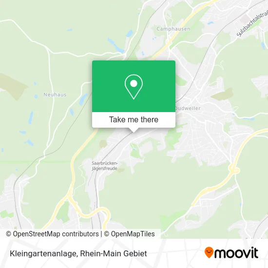 Карта Kleingartenanlage