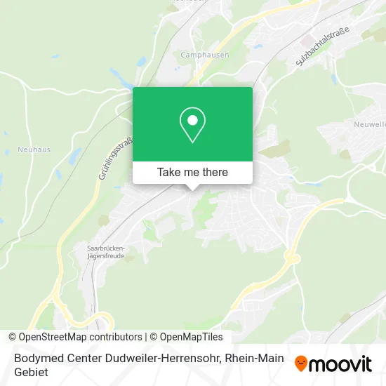 Карта Bodymed Center Dudweiler-Herrensohr