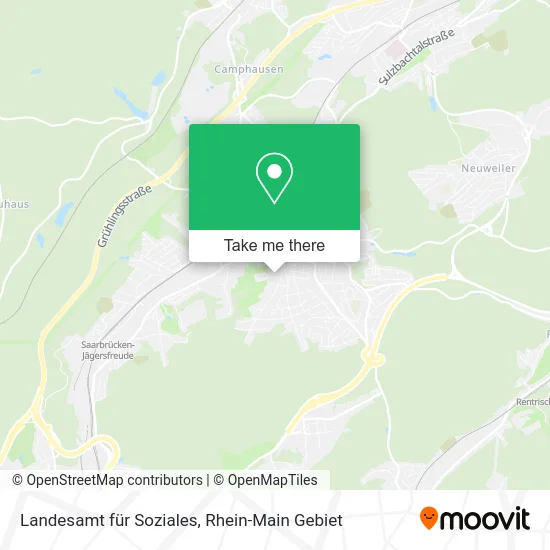 Карта Landesamt für Soziales