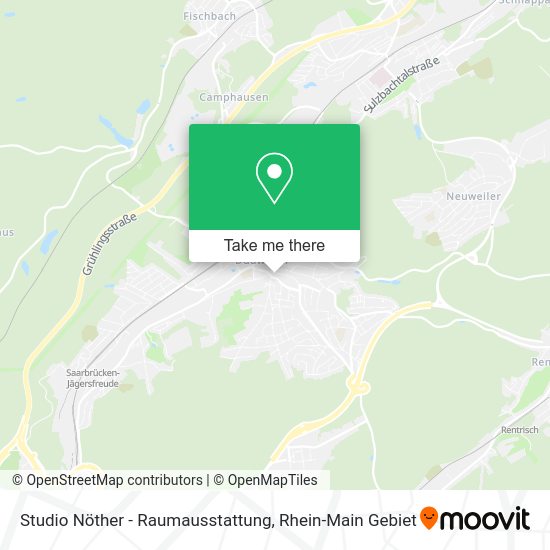 Карта Studio Nöther - Raumausstattung