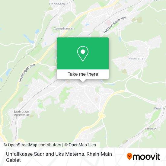 Карта Unfallkasse Saarland Uks Materna