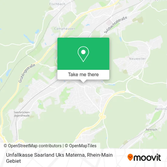 Карта Unfallkasse Saarland Uks Materna