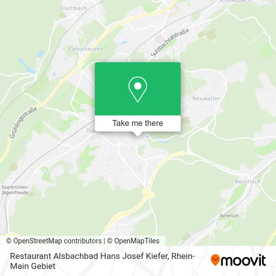 Карта Restaurant Alsbachbad Hans Josef Kiefer