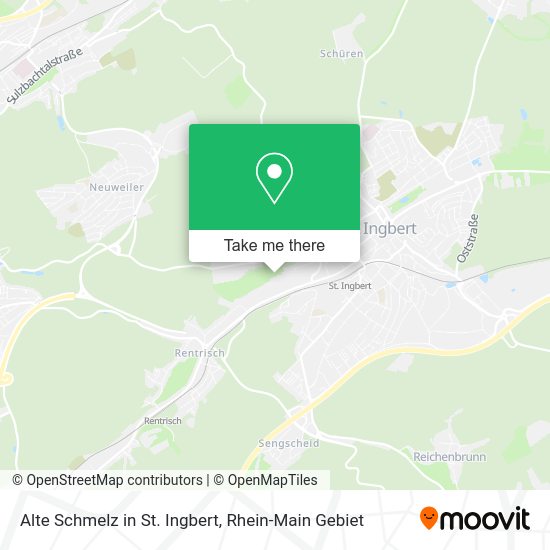 Карта Alte Schmelz in St. Ingbert