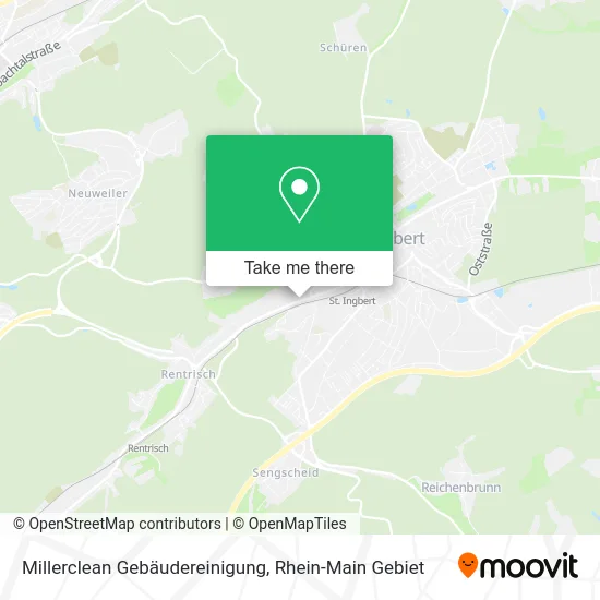 Карта Millerclean Gebäudereinigung