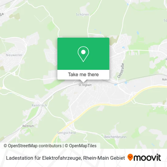 Карта Ladestation für Elektrofahrzeuge