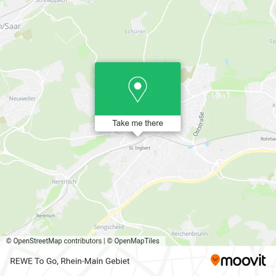 REWE To Go map