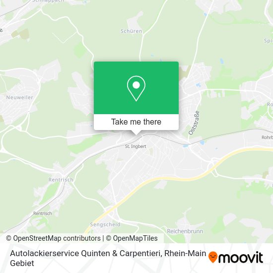 Карта Autolackierservice Quinten & Carpentieri