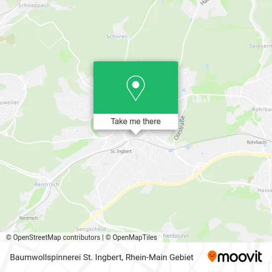 Карта Baumwollspinnerei St. Ingbert