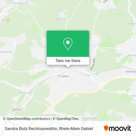Карта Sandra Butz Rechtsanwältin