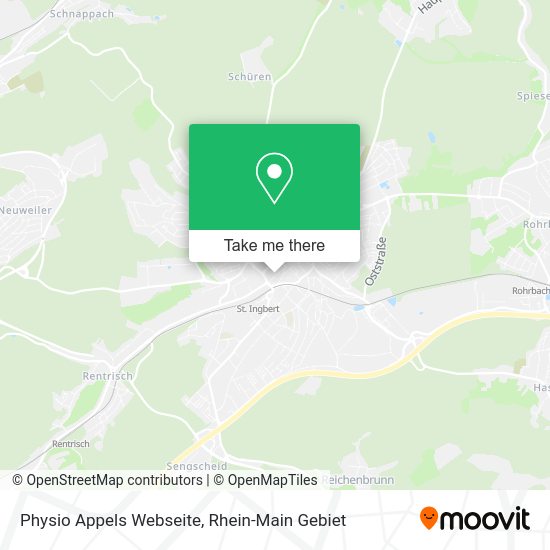 Карта Physio Appels Webseite