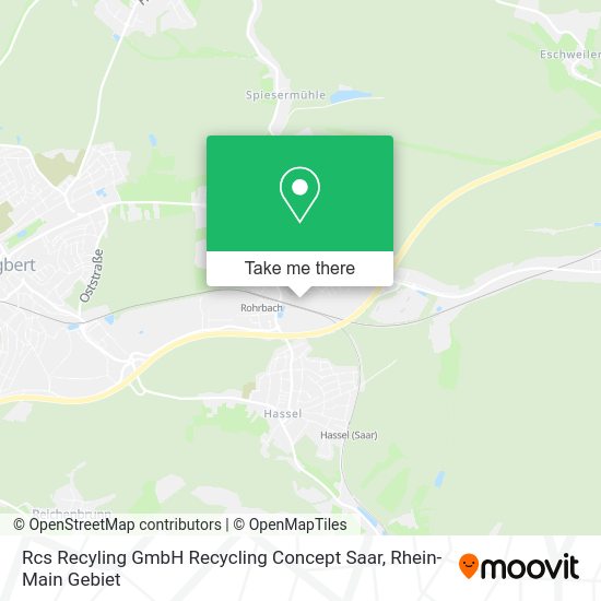 Карта Rcs Recyling GmbH Recycling Concept Saar