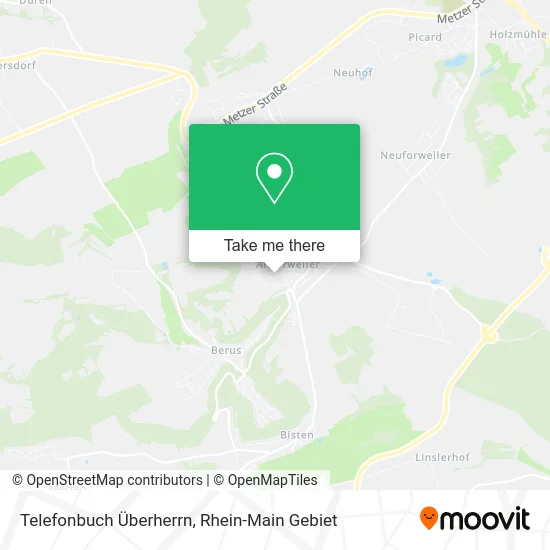 Карта Telefonbuch Überherrn