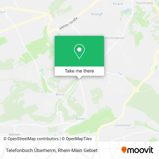 Карта Telefonbuch Überherrn