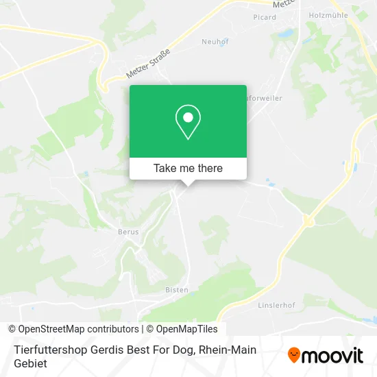 Карта Tierfuttershop Gerdis Best For Dog