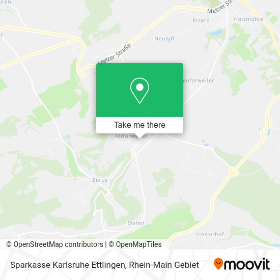 Карта Sparkasse Karlsruhe Ettlingen