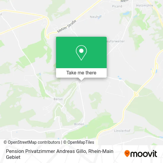 Карта Pension Privatzimmer Andreas Gillo