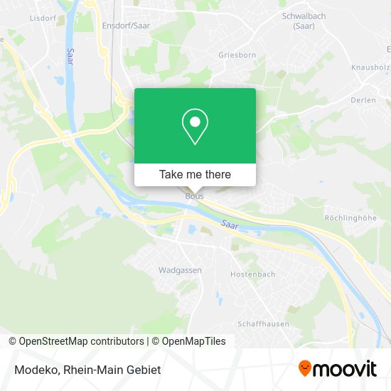 Modeko map