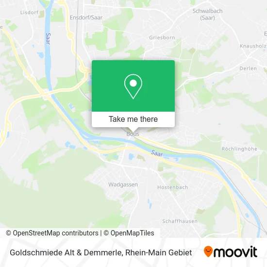 Карта Goldschmiede Alt & Demmerle