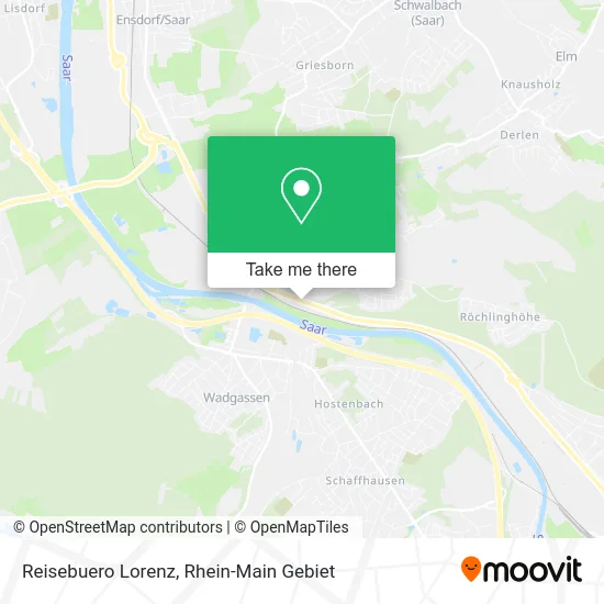 Карта Reisebuero Lorenz