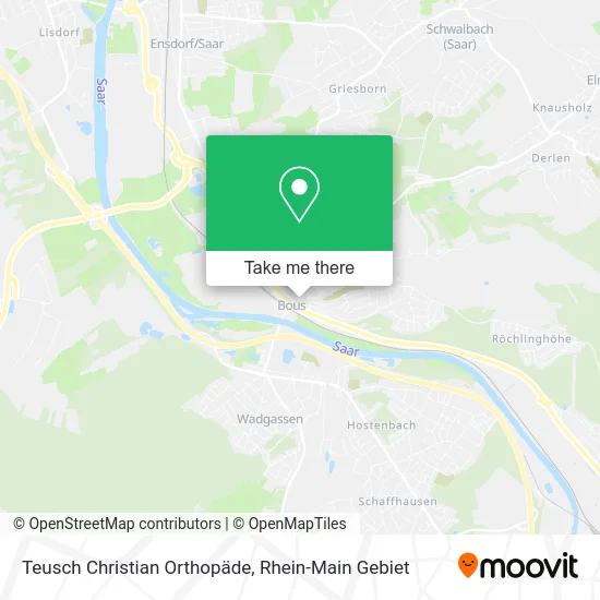 Карта Teusch Christian Orthopäde