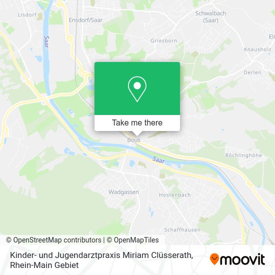 Карта Kinder- und Jugendarztpraxis Miriam Clüsserath