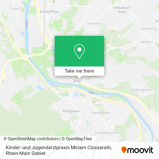 Карта Kinder- und Jugendarztpraxis Miriam Clüsserath