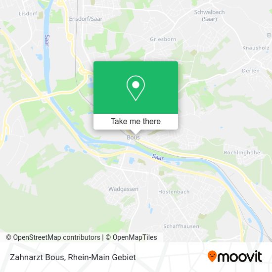 Карта Zahnarzt Bous