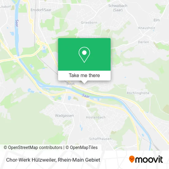 Карта Chor-Werk Hülzweiler