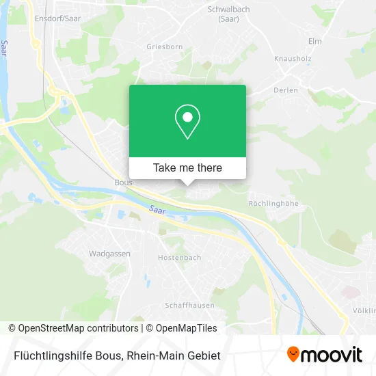 Карта Flüchtlingshilfe Bous