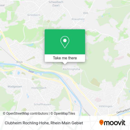 Карта Clubheim Rochling-Hohe