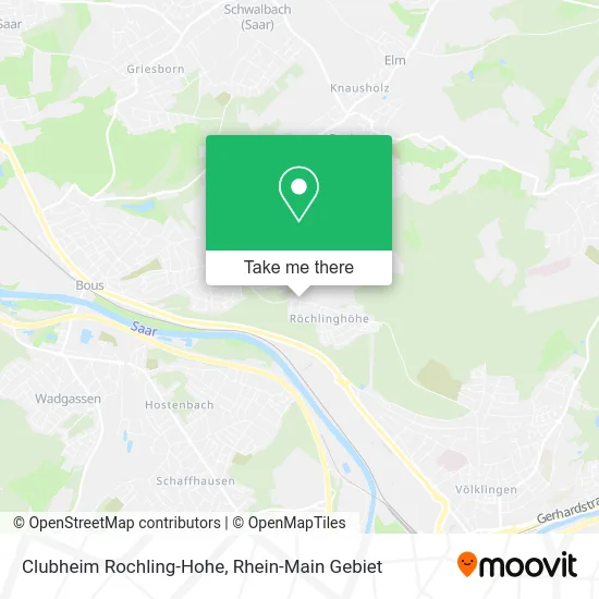 Карта Clubheim Rochling-Hohe