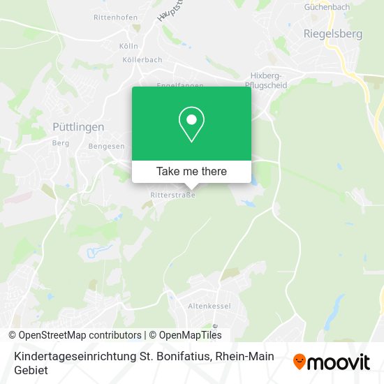 Карта Kindertageseinrichtung St. Bonifatius