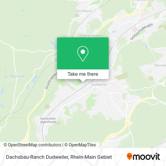Карта Dachsbau-Ranch Dudweiler