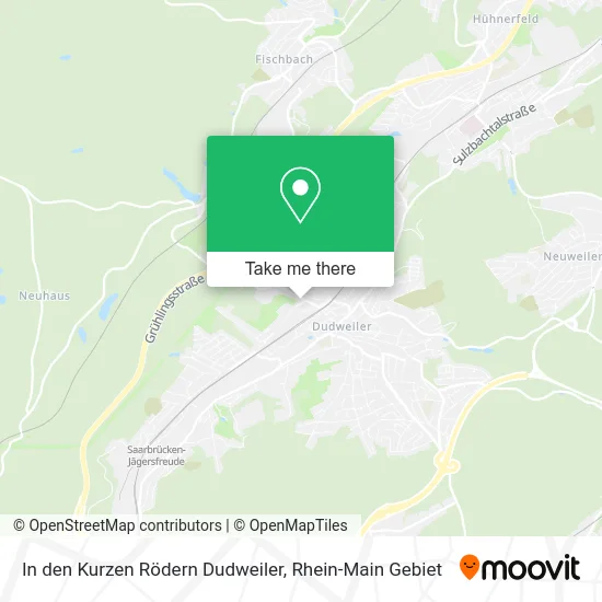 Карта In den Kurzen Rödern Dudweiler