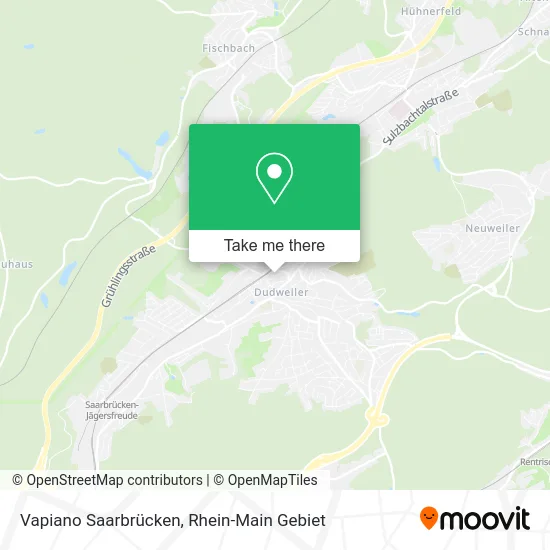 Карта Vapiano Saarbrücken