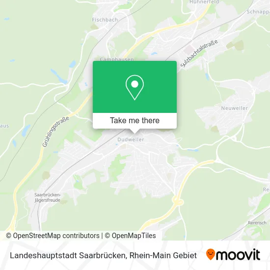 Карта Landeshauptstadt Saarbrücken