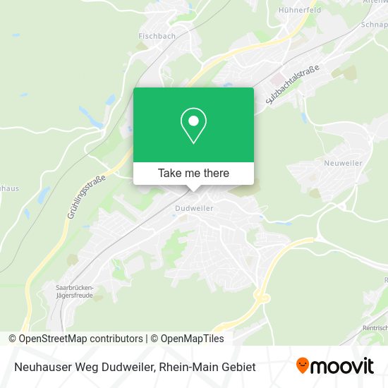 Карта Neuhauser Weg Dudweiler